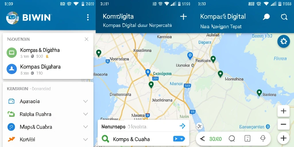 Tampilan antarmuka BIWIN yang sederhana dan fungsional.