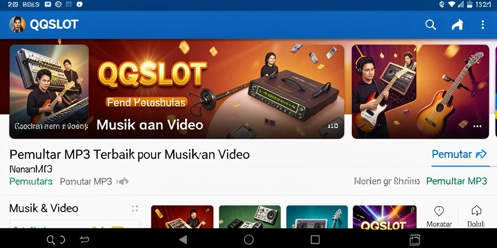 Antarmuka user-friendly QQSLOT untuk Pemutar MP3.