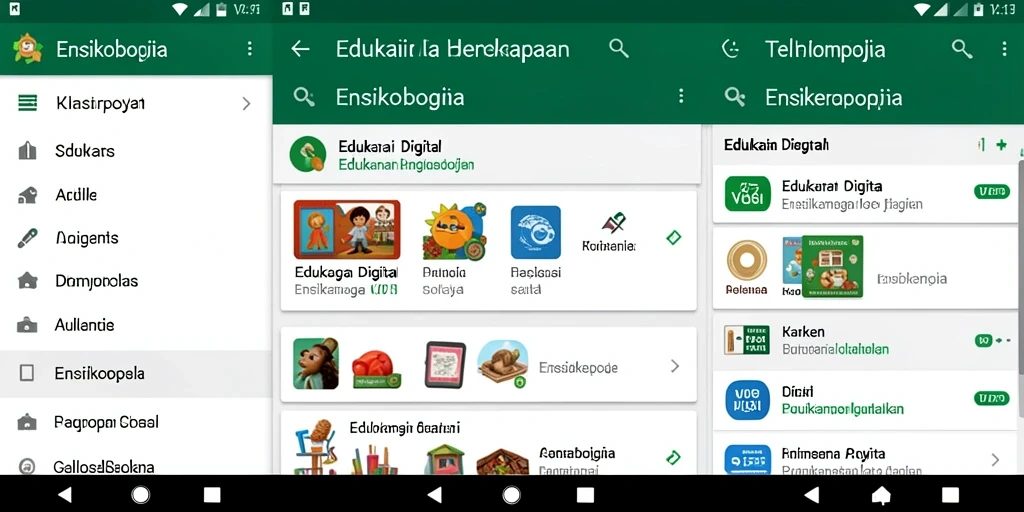 Antarmuka aplikasi Ensiklopedia V07 yang informatif dan interaktif.