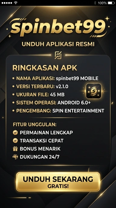 Tampilan halaman APK spinbet99