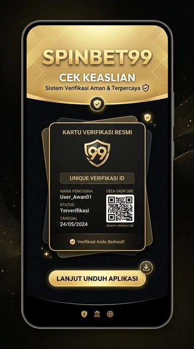 Tampilan kanal resmi spinbet99